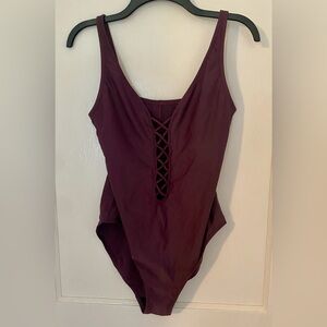 Women's Wine/Burgundy  Super Sexy Swimsuit size 10